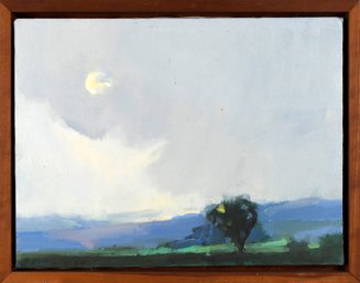 Virginia Webb Oil On Canvas, Landscape (CTF10)