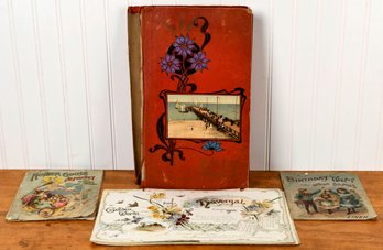 Antique Ephemera And Post Card Album (CTF10)