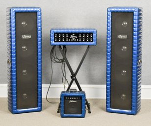 1971 Kustom Tuck And Roll Amp And Speakers (CTF80)