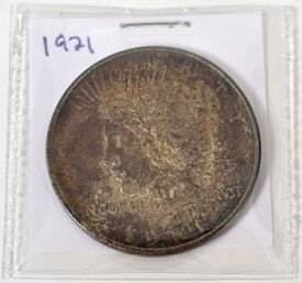 1921 Peace Silver Dollar (CTF10)