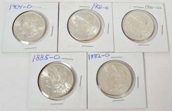 5 Morgan Silver Dollars CTF10)