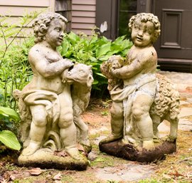 Pr. Vintage Cement Garden Sculptures (CTF50)