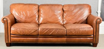 Superb Creations Brown Leather Sofa (CTF50)