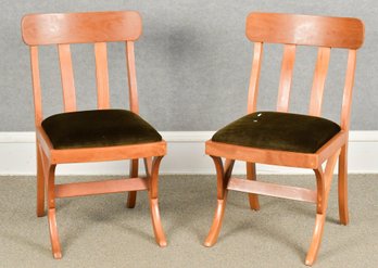 Pr. Pompanoosuc Mills Cherry Chairs (CTF20)