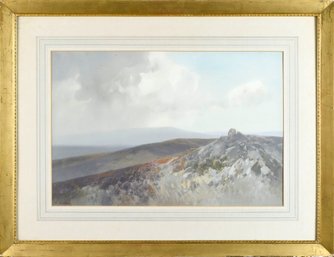 Frederick John Widgery Gouache, The Moors W. Princeton Dartmoor (CTF10)