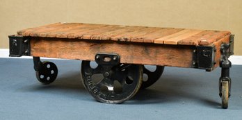 Antique Railroad Luggage Cart (CTF30)