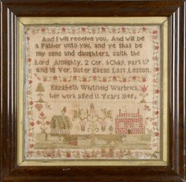 1845 Needlework Sampler (CTF10)