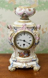 19th C. KPM Porcelain Shelf Clock (CTF20)