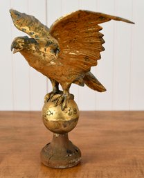 19th C. Copper Eagle Finial (CTF10)