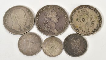 6 Assorted Foreign And Silver Coins (CTF10)