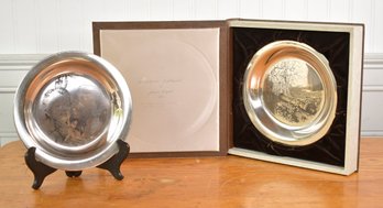 Sterling Plates, Norman Rockwell And James Wyeth (CTF10)