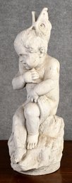 Vintage Carved Marble Figural Fountain (CTF20)