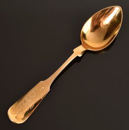 14k 1909 Gold Presentation Spoon (CTF10)