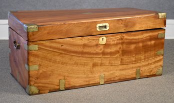 19th C. Chinese Export Camphor Wood Trunk (CTF20)