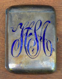 Antique Sterling Cigarette Case (CTF10)