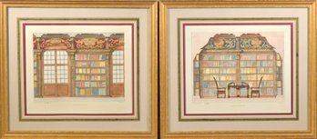 Two French Engraving, Libraries (CTF20)