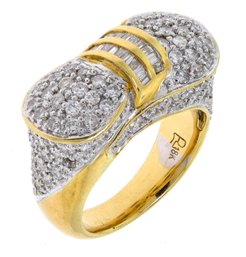 2 CTW Diamond 18k Gold Ring (CTF10)