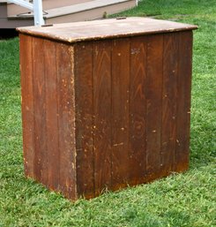19th C. Grain Painted Wood Box (CTF20)