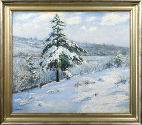 Asa Grant Randall Oil, Winter Landscape (CTF20)