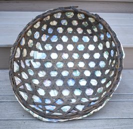 19th C. Large Cheese Basket (CTF10)