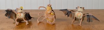 Vintage Stieff Animals, Eric The Bat And Spidy (CTF10)