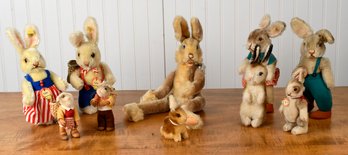 Vintage Steiff Rabbits, 10 Pcs (CTF10)