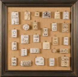 Art Assemblage, Plaster Casts Of Jewelry (CTF10)