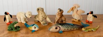 Vintage Steiff Animals, 10 Pcs (CTF10)