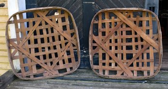 Two Antique Tobacco Baskets (CTF20)