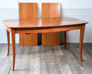 Contemporary Cherry Dining Extension Table, Waterville Quebec (CTF40)