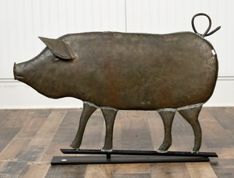 Large Vintage Pig Weathervane (CTF10)