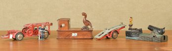 Vintage Truck, Coin Bank, And Bird Toothpick Holder (CTF10)