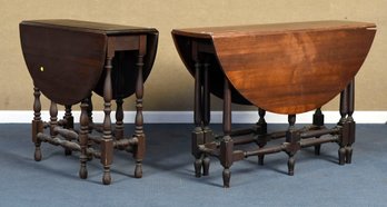 Two Vintage Gate-leg Drop Leaf Tables (CTF30)