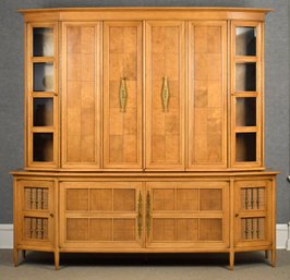 Tomlinson Sophisticate Walnut Two Part Hutch Cupboard (CTF80)