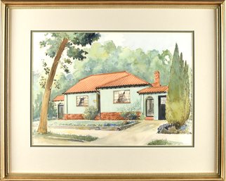 Alex Oxley Watercolor, Cottage (CTF10)