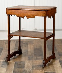 Antique Tiger Maple Stand (CTF10)