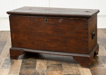 Late 18th C. PA Walnut Diminutive Blanket Box (CTF20)