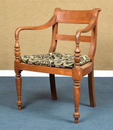 19th C. Anglo-Indian Teak Armchair (CTF10)