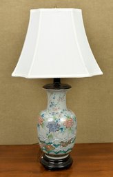 Vintage Asian Porcelain Table Lamp (CTF20)