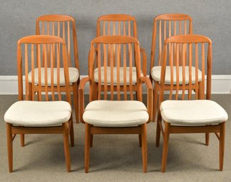 Benny Linden Design For Sun Wood Industries Teak Dining Chairs (CTF30)