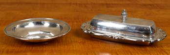 Vintage Sterling, Butter And Nut Dish, 7.8 Oz T (CTF10)
