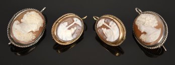 Two Pairs Cameo Earrings (CTF10)