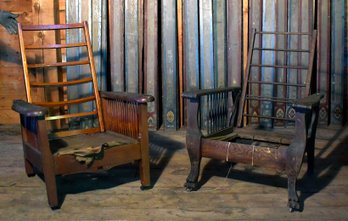 Two Antique Morris Chair Frames (CTF20)