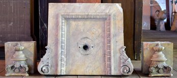 Antique Carved Marble Fountain Elements, 4pcs (CTF50)