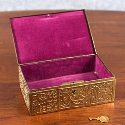 Vintage Eugen Schwemmle Brass Box (CTF10)