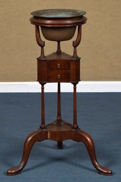 Antique Mahogany Wig Stand (CTF10)