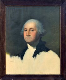 Vintage Gilbert Stuart Print Of George Washington (CTF20)