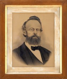 Antique Pastel Portrait Of A Gentleman, Barr 1882 (CTF20)