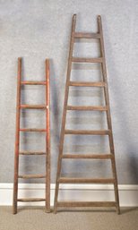 Two 19th C. Country Ladders (CTF20)