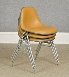 Three Charles Eames For Herman Miller Stacking Chairs (CTF20)